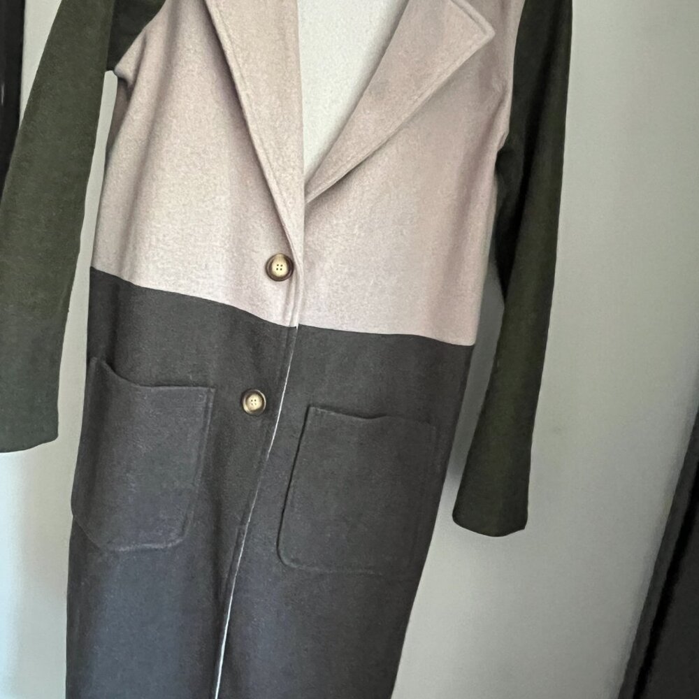 Mystree Color Block Coat - image 2